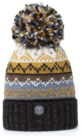 Superbobble Midnight Sun Nordic Knot Unisex Reflective Hat Black