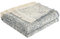 ACUSHLA Baumwolle Decke, Kuscheldecke, Mikrofaser, weich, gemütlich, flauschig und Atmungsaktive Tagesdecke, Decke für Sofa, Bett, Picknick, Reisen, leichte Bettdecke (Blau und Weiß)