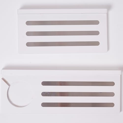Gieanoo Magnetic Shelf for Tonies, White for Tonies Box Shelf for 70-75 Characters Set of 2 Pine Wood Tonies Figures Organizer Compatible Charging Station for Children's Room