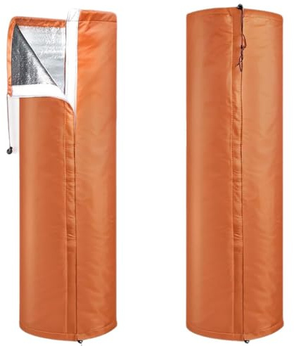 NEPHRA Palmen Winterschutz und Palmenschutz für den Winter mit Kordelzug, Wasserdicht und Reißfest - Aluminiumfolie für Frostschutz von Pflanzen und Palmen - Wurzelschutz Winter(2PCS,20x100cm)