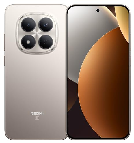XIAOMI REDMI Note 15 Pro 5G Smartphone 8GB + 256GB Massive 6580mAh Battery MediaTek Dimensity 7400-Ultra 6.83, Charger no Included (Titanium Color)