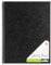 Pentalic Traditionelles gebundenes Skizzenbuch, 27,9 x 35,6 cm, 220 Seiten, Schwarz