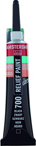 RELIEF (Gutta Outliner) PAINT BLACK - 20ml by Decorfin