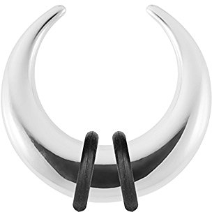 Piercingfaktor Piercing Ohrpiercing Expander Ohr Stab Dehnungssichel Dehnungssichel Edelstahl Hufeisen 4mm