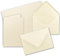 30x Faltkarten Set mit Briefumschlägen DIN A6 / C6 - Vanille (Creme) - 14,8 x 10,5 cm (105 x 148) - Doppelkarten Set - Serie FarbenFroh