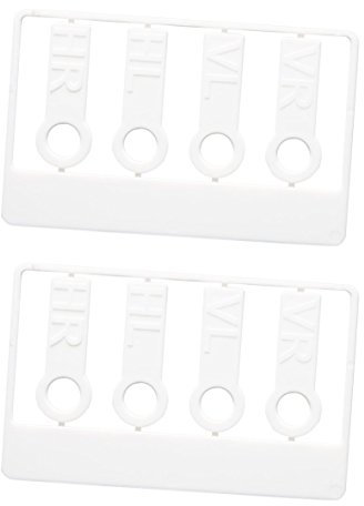 Uakeii Reifenmarkierset beschriftete Reifenmarkierung für Reifenwechsel Radmarker (Weiß - 2er Set)