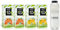 INSTICK Ice Tea Zuckerfreies Instant-Getränk (Eistee Pfirsich & Eistee Zitrone + 1L Trinkflasche) 48 Sticks - 1 Stick für 1,5-2,5L - Veganes Getränkepulver Kalorienarm & Vitamin C - Instant-Pulver
