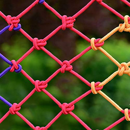 Outdoor Sicherheitsnetze Nylon Seilnetzfracht Seil, Kletternetze Kinder Erwachsene Ausbildung Sicherer Schutz Indoor Outdoor Schutz LKW Balkon Geländer Leiter (Color : 8cm, Size : 3x9m)