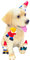 LABRADOR RETRIEVER Garden Gnome Statue - 11 Lifelike Funny Gnomes Naughty Dog Gnome Garden Sculpture for Outdoor or Indoor Waterproof coating ideal Yard Lawn Garden Office Home decoration