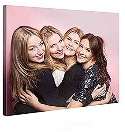 Eigenes Foto Hochformat 30x40cm auf Leinwand drucken Lassen,Personalisierte leinwand familie,Ihr Fotodruck selbstgestalten eigenes Motiv, Leinwandbild, Fotogeschenk individuell (30x30cmX1PC no frame)