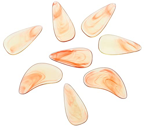 MILISTEN Guzheng Fingerpicks Guzheng Finger Picks Pipa Nails: 8 Stücke Chinesische Zither Daumen Finger Plectrum N?gel für Saiteninstrument Zubeh?r Daumenpicks Für