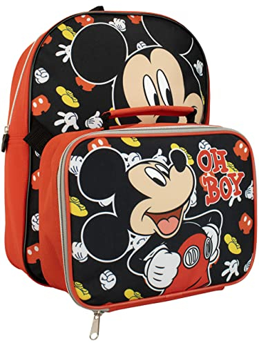 Disney Kids Backpack and Lunch Bag Mickey Mouse Multicolour