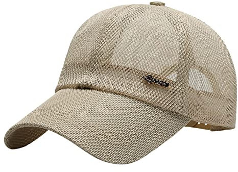 Kobilee Cappellino Uomo con Visiera Vintage Casuale Ricamato Cap Hat Piatta Regolabile Cotone Hip Hop Rapper Cappello Baseball Traspirante Elegante Estivo Cappello Visiera Berretto Baseball