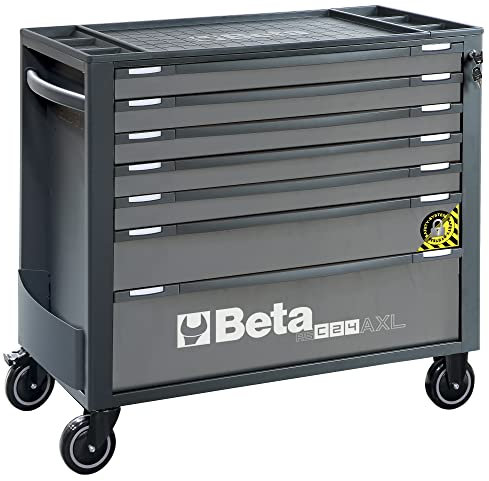 Beta RSC24AXL/7-A - Werkzeugwagen mit 7 schubladen und anti-kipp-system, lange ausführung