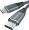 Twozoh Cavo 4K USB C 100W 0,5M (All-in-One), USB 3.2 Gen 2 X 2 20Gbps Trasferimento Dati USB C 3.1 Tipo C PD Ricarica Rapida Monitor Video 4K