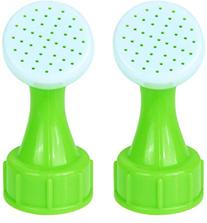 Lot de 2 bouchons d'arrosage pour bouteilles en plastique réutilisables, tête d'arroseur pour arroser l'arrosoir - Outil d'arrosage domestique pour