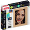 Quercetti Pixel Art 4 Selfie-Mosaik-Set – Verwandeln Sie jedes Foto in Mosaikkunst mit 4800 Klammern in 6 Farben und 4 Stecktafeln, mit Rahmen zum Aufhängen und Ausstellen, ab 6 Jahren