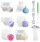 DAWRIS Kerzen Silikonform 3D DIY Kerzenform Silikon Kerzen Selber Machen Set Kerzenformen zum Gießen Kerzen Formen Silikon Form Bubble Kerze Kerzen Kerzenform Kit Kerzengießformen als Heimdekorationen