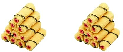 ProDec PRRE040 Medium Pile Rollers, Red, 4-Inch, Set of 10 Pieces Tiger Mini-Roller, mittelhoher Flor, rot, 10 Stück (Packung mit 2)