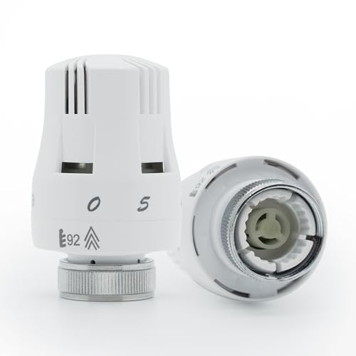 Thermostatic Radiator Valve Head 1pcs - Vancoco Modern TRV Head Thermostatic Radiator Valve Head Thermostatic Valve Head M30x1.5 TRV Head Radiator Valves