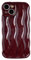Caseative for iPhone 15 Case,Water Ripple Pattern Curly Wave Frame Soft Compatible with iPhone Case (Wine Red,iPhone 15)