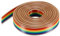 DMiotech 1 Pack 8 Pins IDC Wire Flat Rainbow Ribbon Cable 200cm 1.27mm Pitch Breadboard Jumper Wires for Electronic Projects