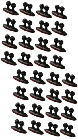 Gadpiparty 32 Stk Schwimmergurt für die Kamera Rote Rosen künstlich mit LED Lagerung Ohrlinie Kabelclip Drahtklammern Kabelorganisator Veranstalter Kabelklemme Kabelmanager Drahtklemme