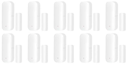 Alarmas De Puerta, Tuya-Sensor de puerta inteligente con WiFi, detectores abiertos/cerrados de puerta de casa inteligente, Sensor de ventana, vida inteligente, funciona con Alexa Para La Seguridad Del