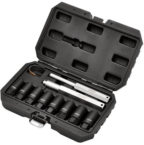 Draper 12402 Locking Wheel Nut Removal Set (10 Piece)