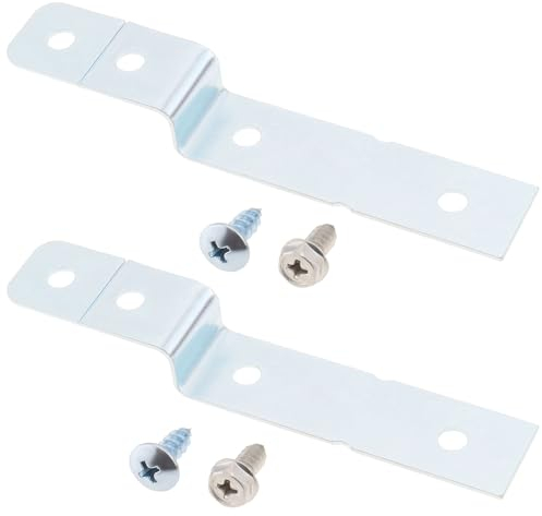 LT Easiyl Kit de Support de Montage Latéral pour Lave-vaisselle 2 Pièces DWBRACKIT1 Remplace AP5645425 154477201 154806601 Compatible avec Frigidaire Compatible avec Electrolux Lave-vaisselle avec Vis