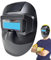 Saldatore per il viso – Maschera per la testa del saldatore, casco protettivo | Saldatore scudo facciale automatico oscurante, protezione del viso antiriflesso per uomini, per saldatura