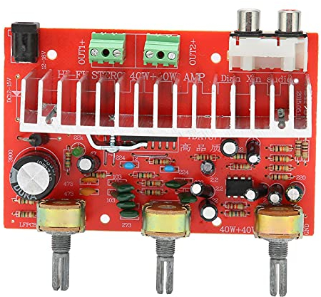 TANIQIACa Verstärkerplatine Audio Power Amplify Amp Modul DC 12V 2a Zubehör Ersatz TDA7377