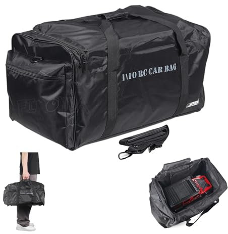 AMK 1/10 RC Car Bag, 59 * 30 * 33cm RC Car Carrying Bag, Waterproof Bag for 1/10 1/8 Crawler SCX10 Capra Wrangler TRX4 E-REVO VS4 BRX01 TF2 D90 CC01 YK4082 RGT EX86190