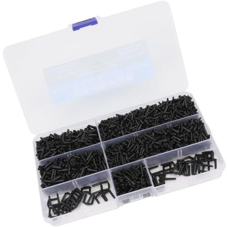 SUNGOOYUE Badminton String Guards Nylon Eyelets Kit for Racket Maintenance and Repair Suitable for Badminton, Squash and Racquetball Rackets