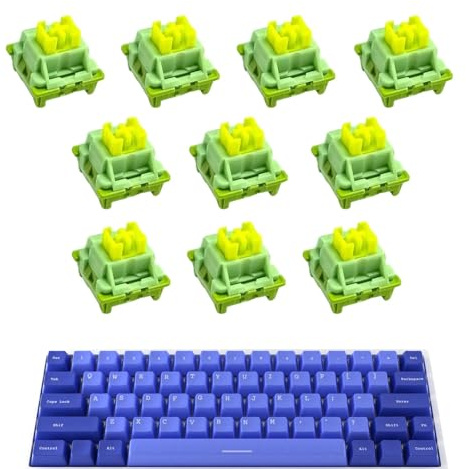 Silent Shaft for Mechanical Keyboard, Mechanical Keyboard Switches - Silent Switches with Silent Shaft | Keypad Switches with 5 pi Pre-Lubrication