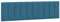 HETFTJN Bettrückwände Wandkissen Wandpolster Headboard for Bed - Kopfteil-Kissen Blau 180 cm Samt für Herbergen Bett Gästezimmer Jugendzimmer
