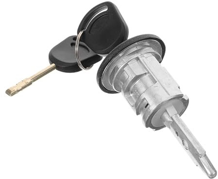 OUNONA Door Lock Cylinder Key for Automotive Front Right Door Lock Tumbler Cylinder Replacement