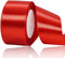 Satinband Rotes 50mm Breit, 23 Meters Geschenkband Rot Satinbänder Stoff Schleifenband zum Geschenkverpackung, Weihnachten, Bastelarbeiten, Geburtstag und Hochzeitsdekoration