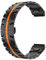 KAPPDE Banda di orologi in acciaio inossidabile da 20 mm 22mm per Samsung Galaxy Watch 7/6/5/4/3 40mm 44mm S3 Active2 per Huawei Watch GT5 GT4 GT3 GT2E(Black orange,22MM)