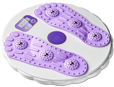 Twist Waist Disc Mit LCD-Display, Taillentwister Abnehmen Geräte, Magnet Massage TailleTwister Platte Fit Twist Sportgerät, Bauchtrainer Drehscheibe Aerobic-Training Für Fußmassage Und Taille Übung