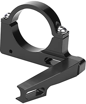 Foldable Bike Front Derailleur Adapter Clamp,Adjustable Braze On Front Derailleur Adapter for Foldable Bike (Black)