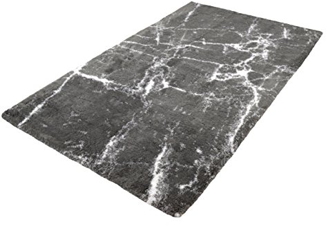 Kleine Wolke Como Badteppich, 100% Baumwolle, Platin, 120 x 70 cm