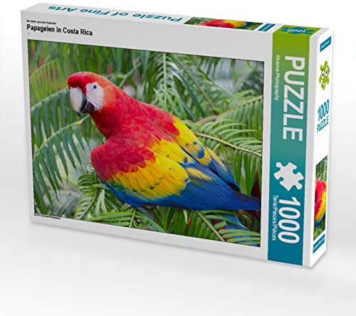 CALVENDO Puzzle EIN Motiv aus dem Kalender Papageien in Costa Rica 1000 Teile Puzzle quer | 1000 Teile Lege-Größe 64 x 48 cm Foto-Puzzle für glückliche Stunden