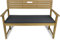 Rollmayer Bankkissen Bankauflage Sitzkissen Bankpolster Auflage für Bänke in Haus und Garten Kollektion Melange, 1 Stück (Grafit 22, 140x50x8cm)