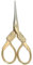 dailymall Retro Stickschere Antik Edelstahl Haushaltschere Schneiderschere Europäische Vintage Schere für Sticken, Kreuzstich, Basteln 10,2x5cm - Golden