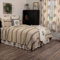 Piper Classics Mill House Stripe Black Twin Coverlet Tagesdecke, 228,6 cm lang x 177,8 cm B, übergroße gewebte Decke, Bauernhaus, primitiver Getreidesack, gestreift, Beige und Schwarz