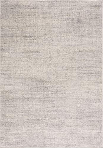AREA GREY CREAM RUGS LIVING ROOM EXTRA LARGE SMALL SOFT SHORT PILE CLASSIC BEDROOM HALLWAY RUNNER CARPET PLAIN MODERN DESIGN NEW (200 x 290 cm)