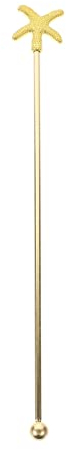 ABOOFAN Pineapple Stirring Rod Tropical Coffee Mixer Bar Spoon Hawaiian Cocktail Picks Stirring Spoons Coffee Stirrers Reusable Coffee Decor 304 Stainless Steel Rotating Rod Banquet Drinks