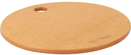 Tatonka Woodfibre Cutting Board 18 cm - Schneidbrett aus Holzfaserlaminat mit 18 cm Durchmesser - Lebensmittelecht und spülmaschinenfest