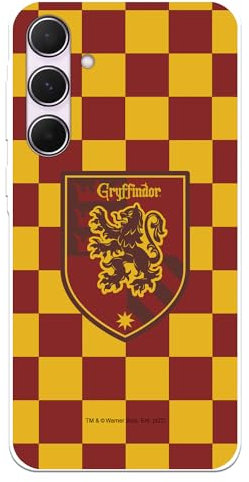 Schutzhülle kompatibel mit Samsung Galaxy A55 5G Offizielle Harry Potter Gryffindor Wappen zum Schutz Ihres Handys, transparente Silikonhülle, flexibel, offiziell lizenziert von Harry Potter